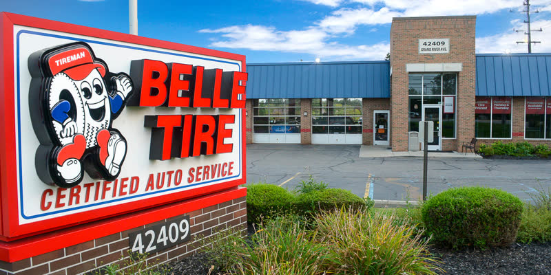 Belle Tire in West Bloomfield Township